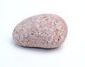 Slightly red pebble Royalty Free Stock Photo