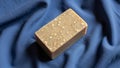 Is slightly wrinkled providing a contrast that highlights the soap s Royalty Free Stock Photo