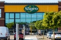 Sligro logo Sign. Sligro encompasses food retail and foodservice