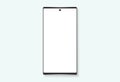 Slim Bezel Modern Smartphone Device White Blank Display Mockup Illustration Icon