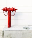 Slim fire hydrant Royalty Free Stock Photo