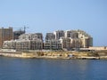 Slima, Malta - 18 Jul 2011: The view on new houses of Slima, Malta