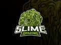 Slime monster mascot esport logo design