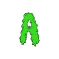 Slime Vector Logo Letter A