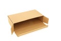 Slimline Brown Cardboard Rectangular Shape Delivery Box