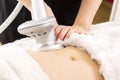 Slimming and cellulite laser treatment at clinic Royalty Free Stock Photo