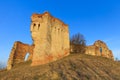 The Slimnic fortress. Transylvania, Romania Royalty Free Stock Photo