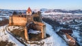 Slimnic fortress. Transylvania, Romania