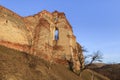 The Slimnic fortress. Transylvania, Romania Royalty Free Stock Photo