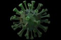 Slimy Green Coronavirus Illustration 