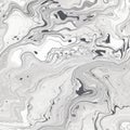 Slimy Marble: A Psychedelic Illustration Of Fluid Networks In White And Gray