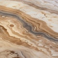Slimy Marble: Tan, Brown, And White Cosmic Landscape With Naturalistic Shadows
