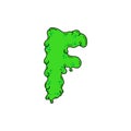 Slime Vector Logo Letter F