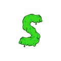 Slime Vector Logo Letter S