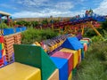 Slinky Dog Dash roller coaster ride in Toy Story Land Royalty Free Stock Photo