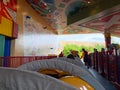 The Slinky Dog Dash roller coaster ride in Toy Story Land Royalty Free Stock Photo