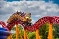 Slinky Dog Dash rollercoaster ride