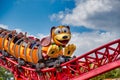 Slinky Dog Dash rollercoaster ride