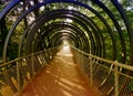 Slinky springs to fame bridge, also Rehberger Bridge Royalty Free Stock Photo