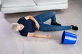 Slip And Fall Accident Royalty Free Stock Photo