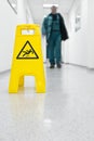 Slip hazard Royalty Free Stock Photo