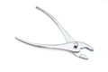 Slip joint adjustable pliers wrench on white