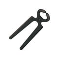 Slip joint pliers tool flat style icon