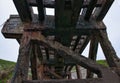 Slip way Abandoned lifeboat station Polpeor Cove. The Lizard Royalty Free Stock Photo