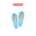 Slippers flat icon