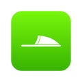 Slippers icon digital green