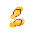 Slippers icon. Element for design Royalty Free Stock Photo