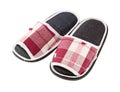 Slippers isolated on white background Royalty Free Stock Photo