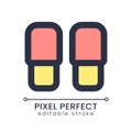 Slippers pixel perfect RGB color ui icon