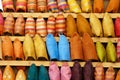 Slippers on shoe stall in Morocco Royalty Free Stock Photo
