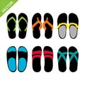 Slippers vector