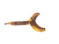 Slippery banana peel