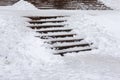 Slippery Stairs winter