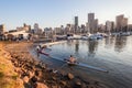 Slipway Athletes Rowing Canoes Regatta Royalty Free Stock Photo