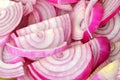 Slised red onion Royalty Free Stock Photo