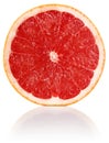 Slit juicy grapefruit Royalty Free Stock Photo