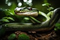 Serpentine Symphony: Stealth and Elegance in Nature\'s Underbrush\