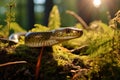 A slithering snake in its natural habitat
