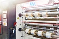 Slitter rewinder machine Royalty Free Stock Photo
