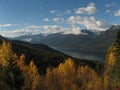 Slocan Valley Autumn View Royalty Free Stock Photo