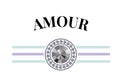 Slogan Amour phrase graphic vector Print Fashion lettering calligraphy