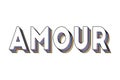 slogan Amour phrase graphic vector Print Fashion lettering calligraphy