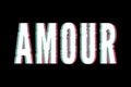 Slogan Amour phrase graphic vector Print Fashion lettering calligraphy