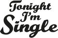 Slogan - Tonight I`m a single