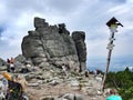 Slonecznik rock - granite outlier in Sudetes in Poland