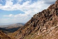 The slope of the mountains of Western Tien Shan in Uzbekistan